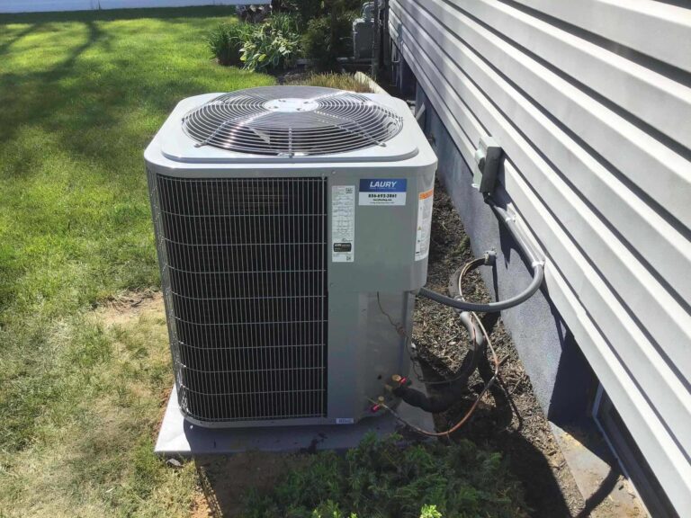 Laury Heating central AC unit services in Vineland NJ for residential cooling.