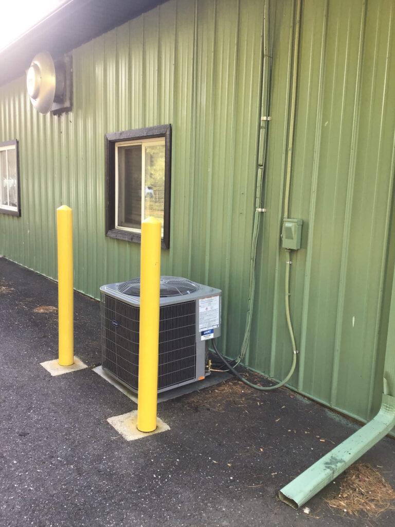Air conditioning system installation at a residential property in Salem County, New Jersey