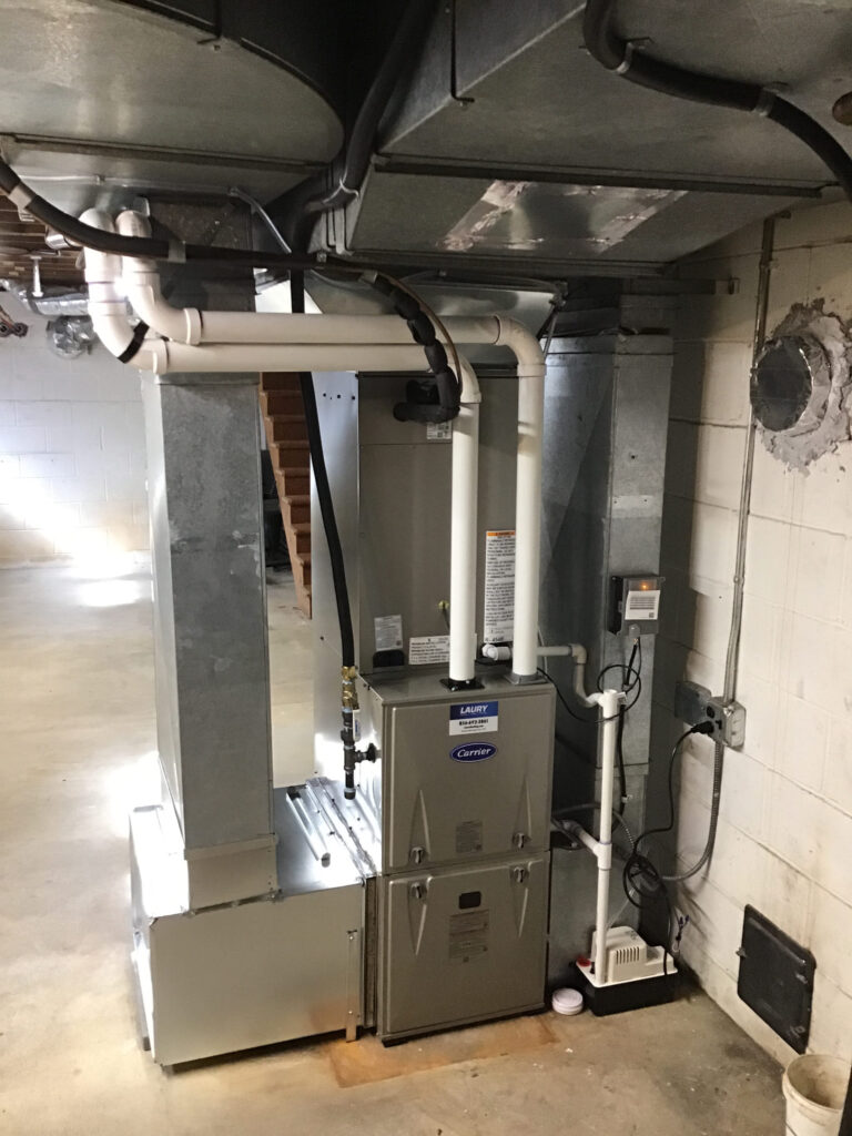 HVAC system installation completed by Laury Heating Cooling & Plumbing in Pittsgrove Township, New Jersey