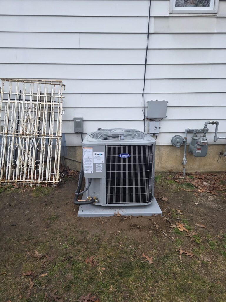 AC unit blowing warm air