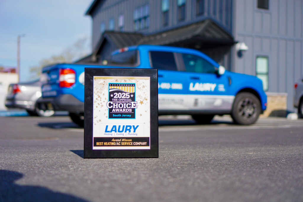 2025 South Jersey HVAC Services Award Winner Laury Heating