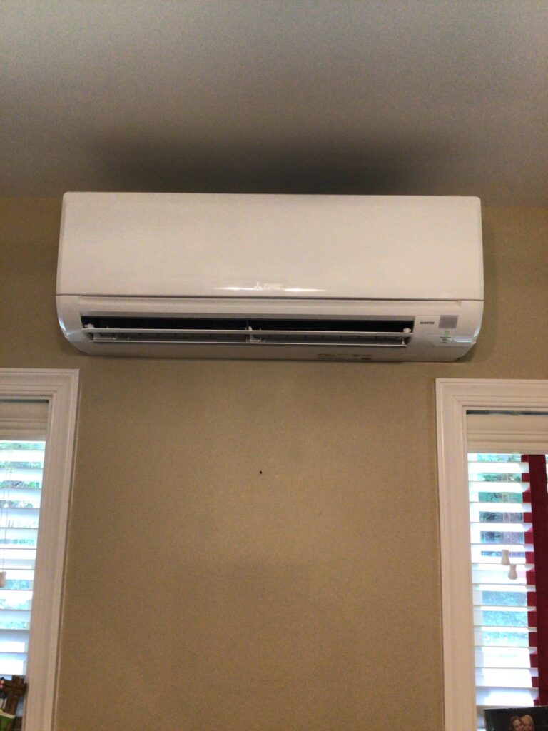 ductless hvac indoor wall unit