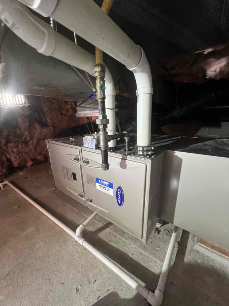 New gas furnace installed in a Sicklerville, NJ home