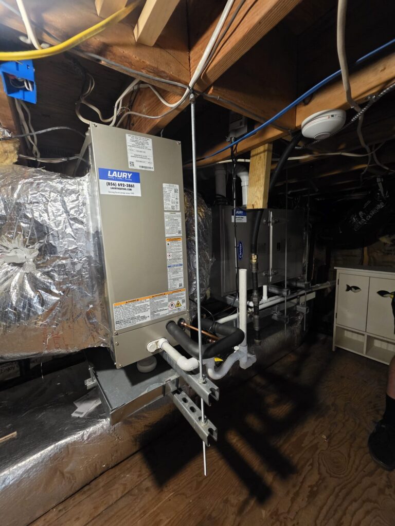Carrier indoor air-conditioning coil installed in Cape May Point, NJ