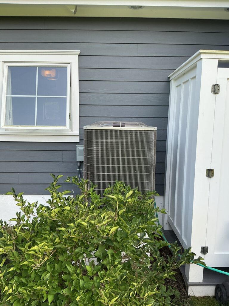 New outdoor air conditioner installed at a Cape May, NJ home